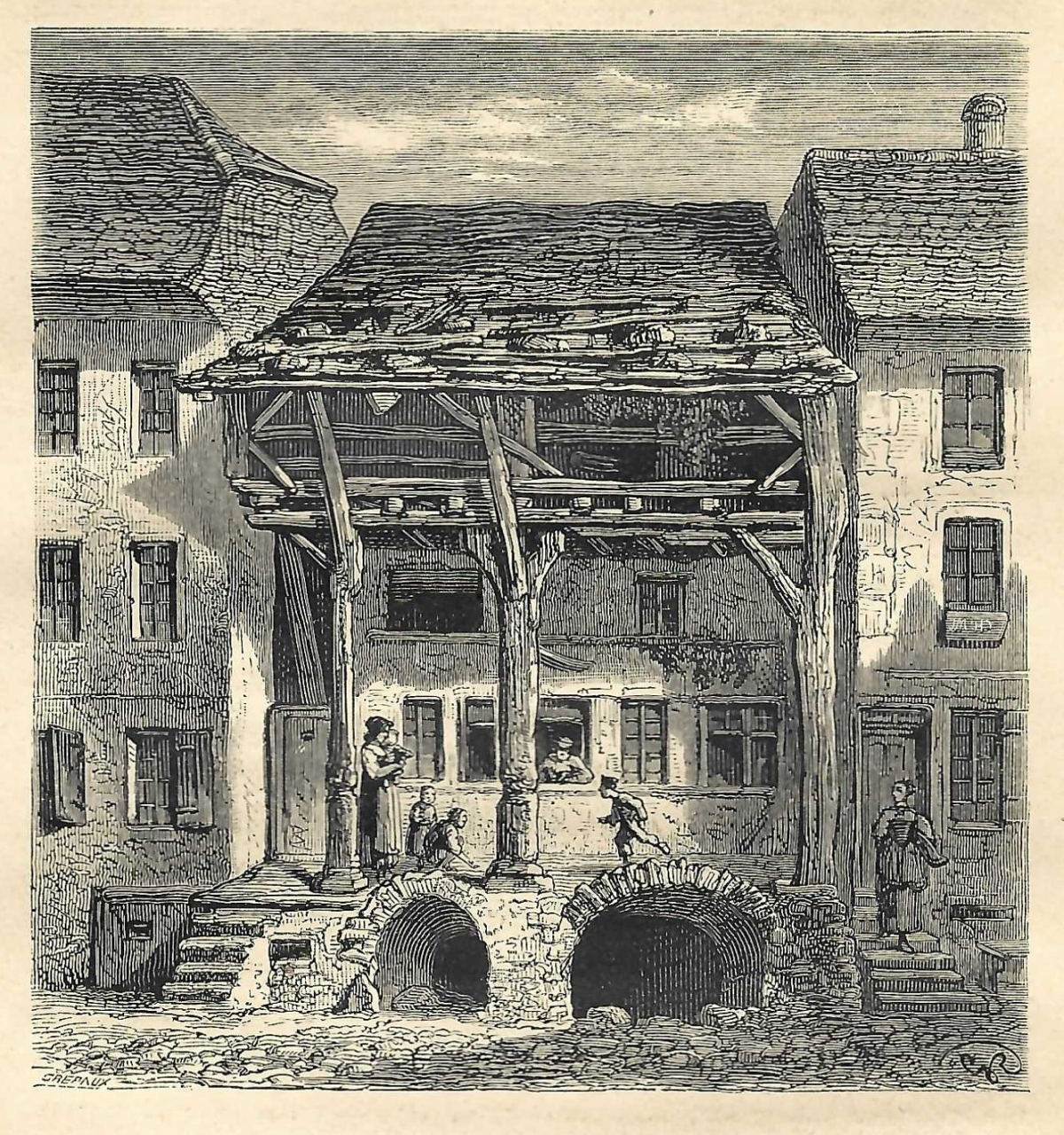<p>Unterseen Hauptgasse gegenüber Hotel Unterseen Haus aus dem 16 Jahrhundert , 385.1</p>